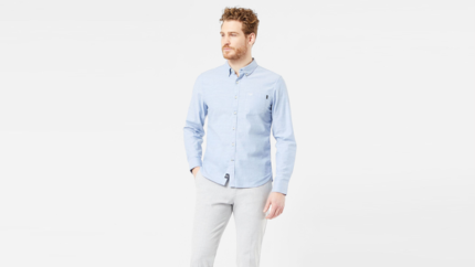 Stretch Oxford Shirt, Slim Fit